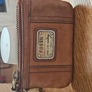 Fossil Long live vintage 1954 key chain/coin purse